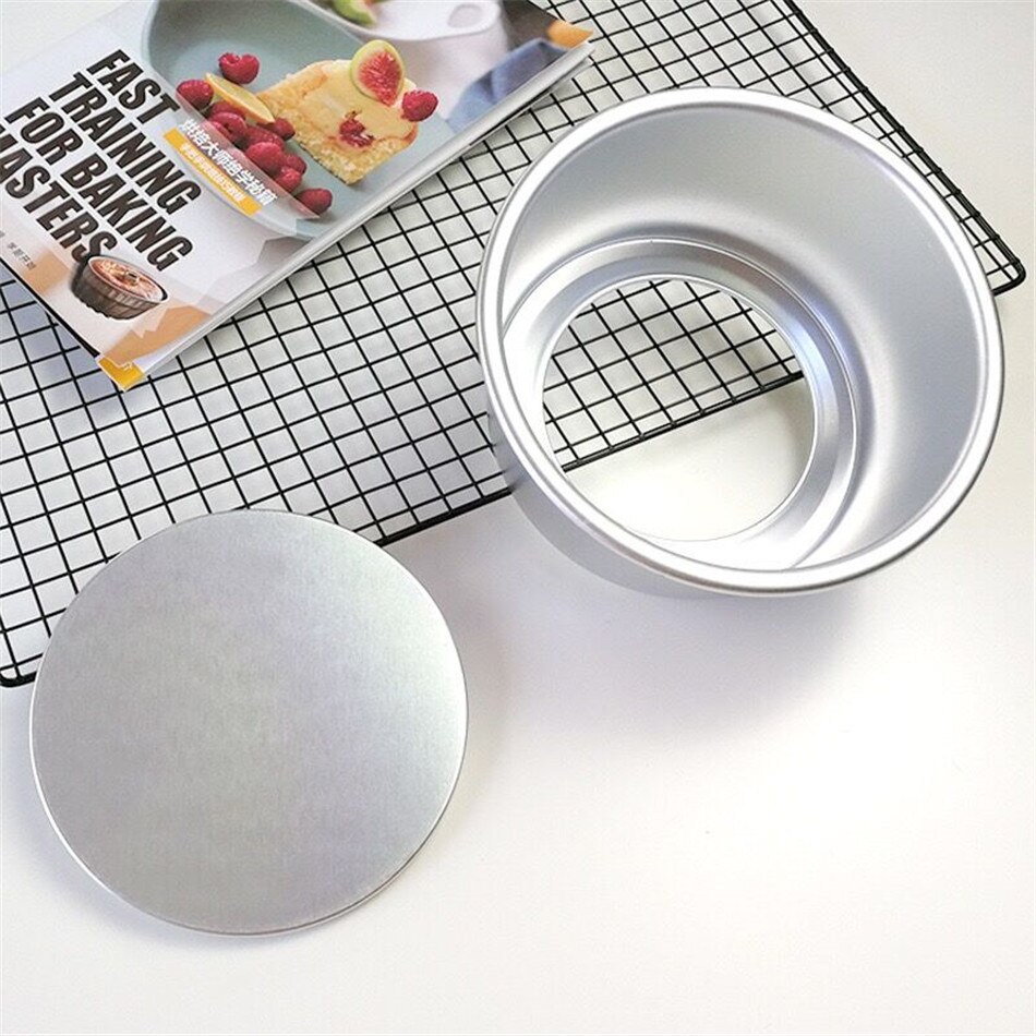 2/4/6/8/10 Inch Round Live Bottom Cake Mold Baking Mold Bread Decoration Non-stick Home Kitchen Oven Baking Tool Tray 1PCS