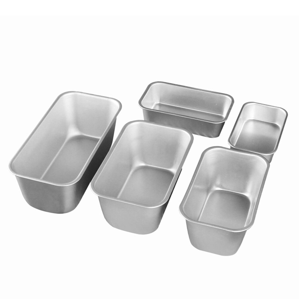 Aluminum Alloy Non-Stick Brownie Cheese Cake Toast Mold Bread Loaf Pan Baking Pans Dishes Kitchen Baking Tool