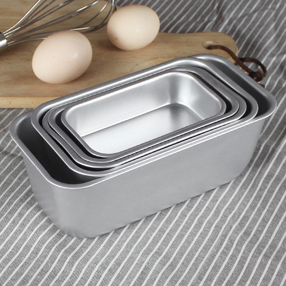 Aluminum Alloy Non-Stick Brownie Cheese Cake Toast Mold Bread Loaf Pan Baking Pans Dishes Kitchen Baking Tool