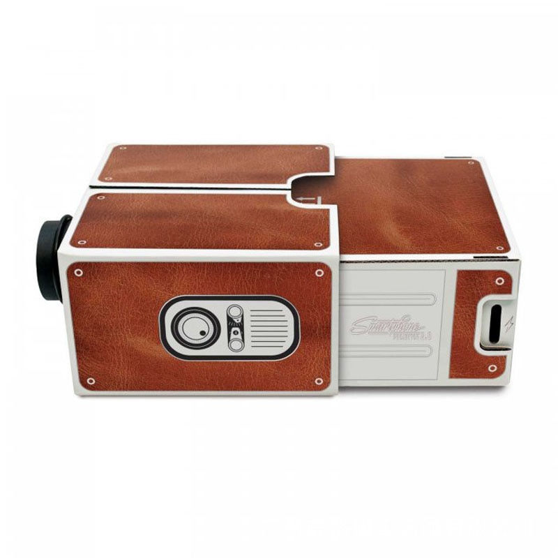 Mini Portable Cinema Cardboard Smartphone Projection Mobile phone Projector