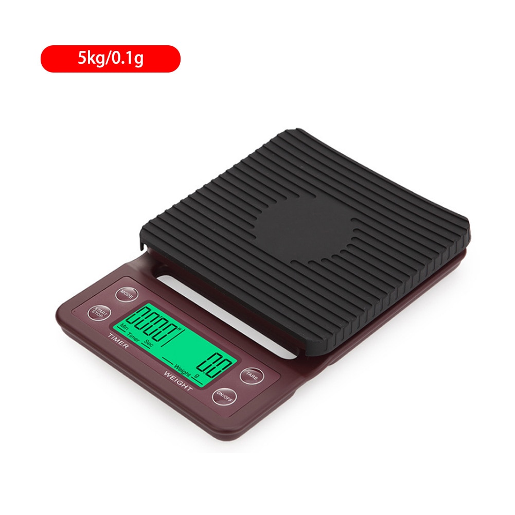 Drip Coffee Scale With Timer Portable Electronic Digital Kitchen Scale High Precision LCD Electronic Scales