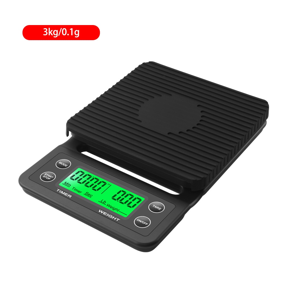 Drip Coffee Scale With Timer Portable Electronic Digital Kitchen Scale High Precision LCD Electronic Scales