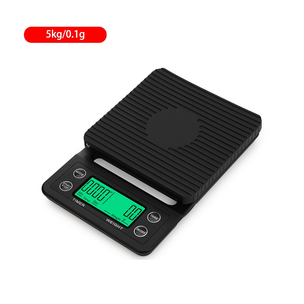 Drip Coffee Scale With Timer Portable Electronic Digital Kitchen Scale High Precision LCD Electronic Scales