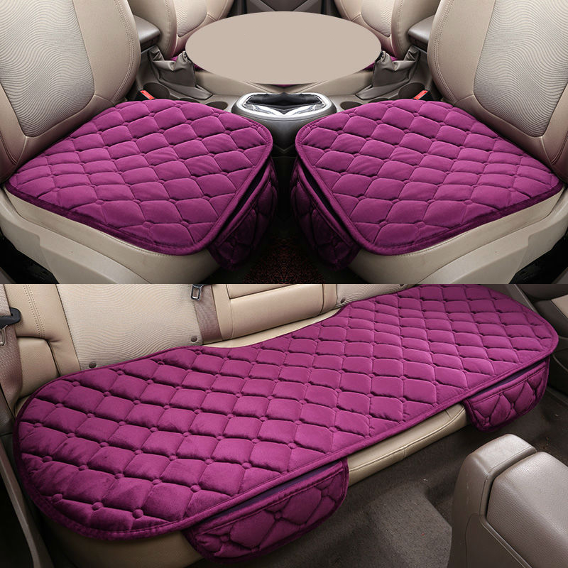 Car Seat Covers Auto seat Protector Mat Car Seat Cushion Plush Velvet Car Accessories Car Back Seat Pad