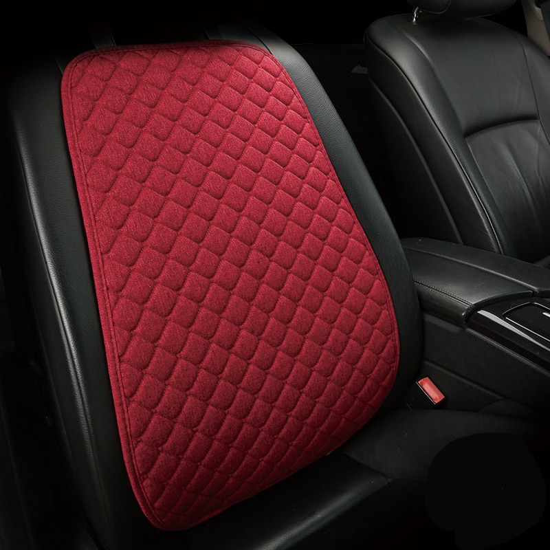 Car Seat Cover Protector Front Backrest Cushion Pad Mat Flax auto Breathable Protector seat Mat Pad Car Accessories