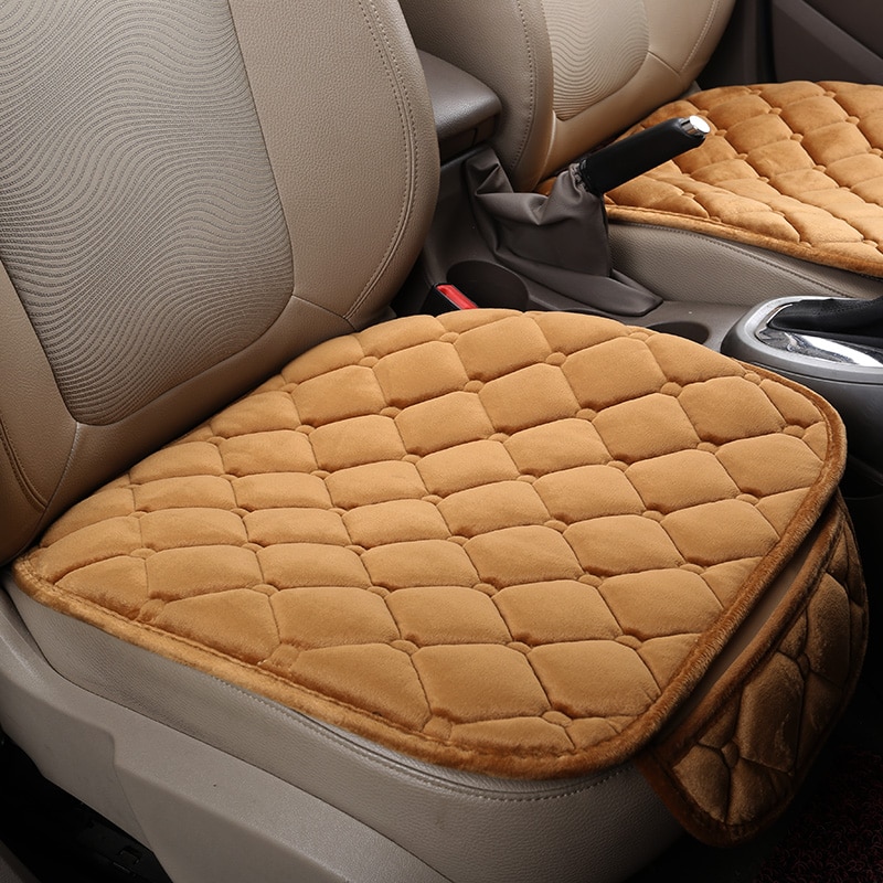 Car Seat Covers Auto seat Protector Mat Car Seat Cushion Plush Velvet Car Accessories Car Back Seat Pad