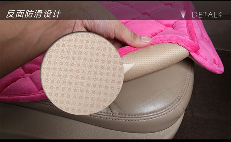 Car Seat Covers Auto seat Protector Mat Car Seat Cushion Plush Velvet Car Accessories Car Back Seat Pad