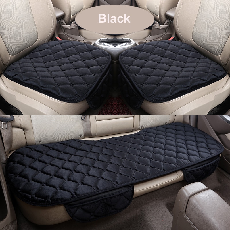 Car Seat Covers Auto seat Protector Mat Car Seat Cushion Plush Velvet Car Accessories Car Back Seat Pad