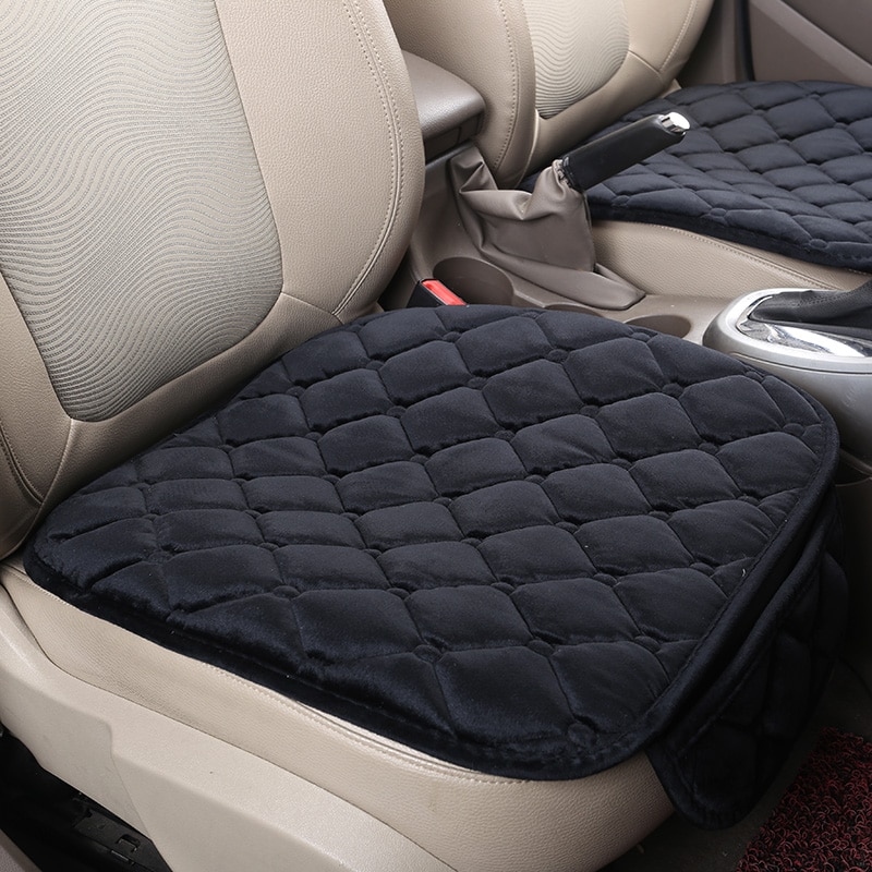 Car Seat Covers Auto seat Protector Mat Car Seat Cushion Plush Velvet Car Accessories Car Back Seat Pad