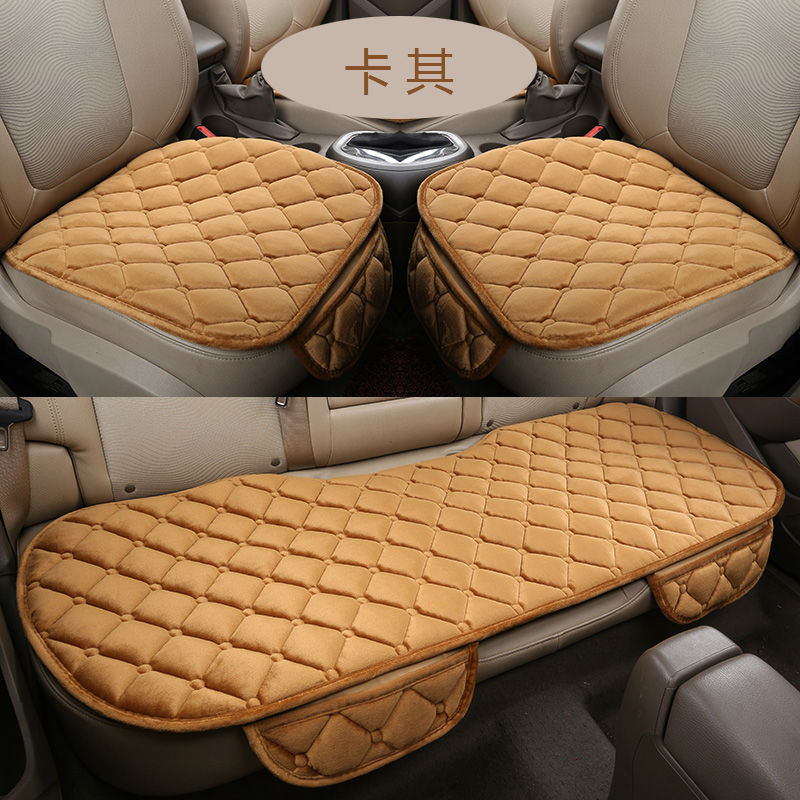 Car Seat Covers Auto seat Protector Mat Car Seat Cushion Plush Velvet Car Accessories Car Back Seat Pad