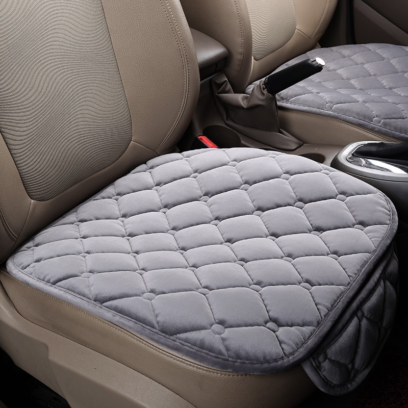 Car Seat Covers Auto seat Protector Mat Car Seat Cushion Plush Velvet Car Accessories Car Back Seat Pad