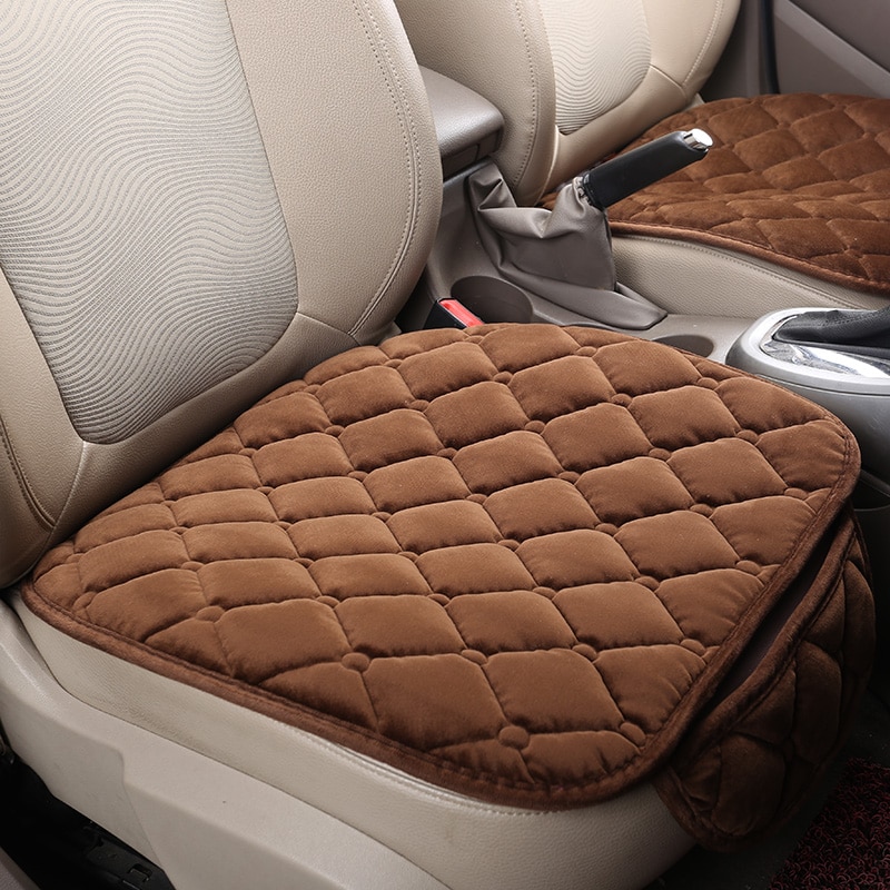 Car Seat Covers Auto seat Protector Mat Car Seat Cushion Plush Velvet Car Accessories Car Back Seat Pad