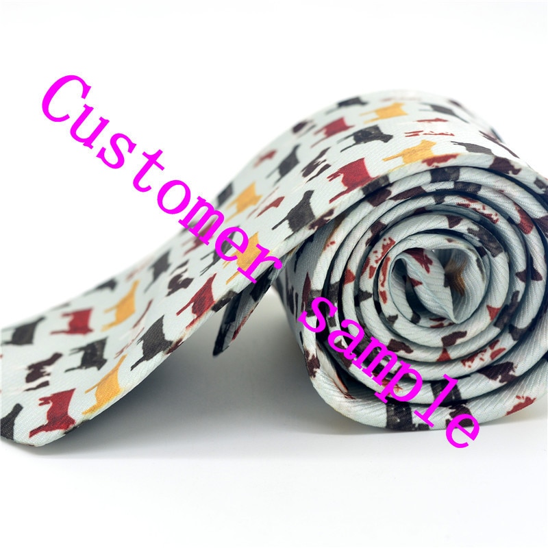 Funny Casual Mens Printed Original Design Ties Polyester DIY Tie For Men Dress Party Wedding Necktie 8cm Width 8LD-LD00