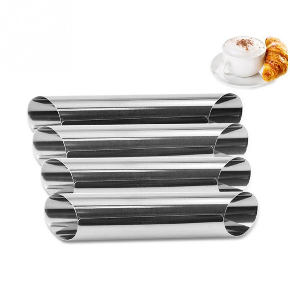 Stainless Steel Pastry Baki Cannoli Forms Food Grade Cream Horn Mould Cake Horn Mold Cannoli Tubes shells Pastry Baking Mold