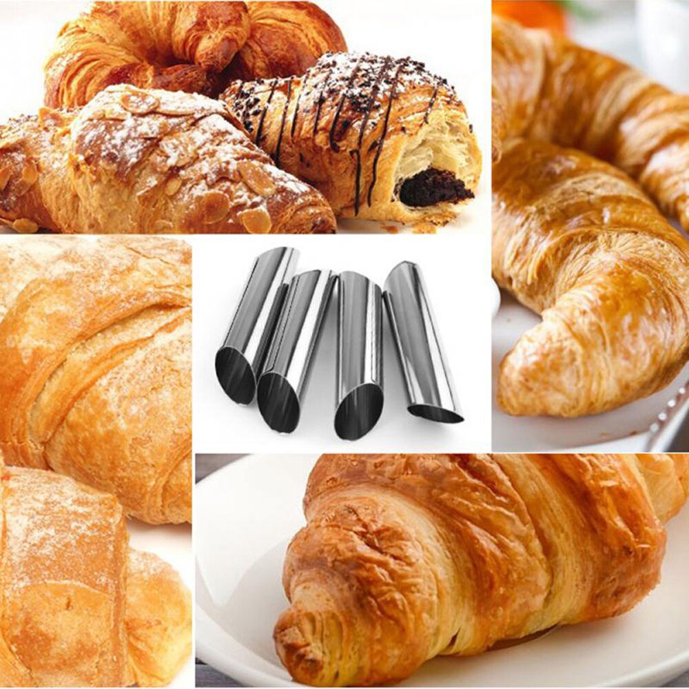 Stainless Steel Pastry Baki Cannoli Forms Food Grade Cream Horn Mould Cake Horn Mold Cannoli Tubes shells Pastry Baking Mold