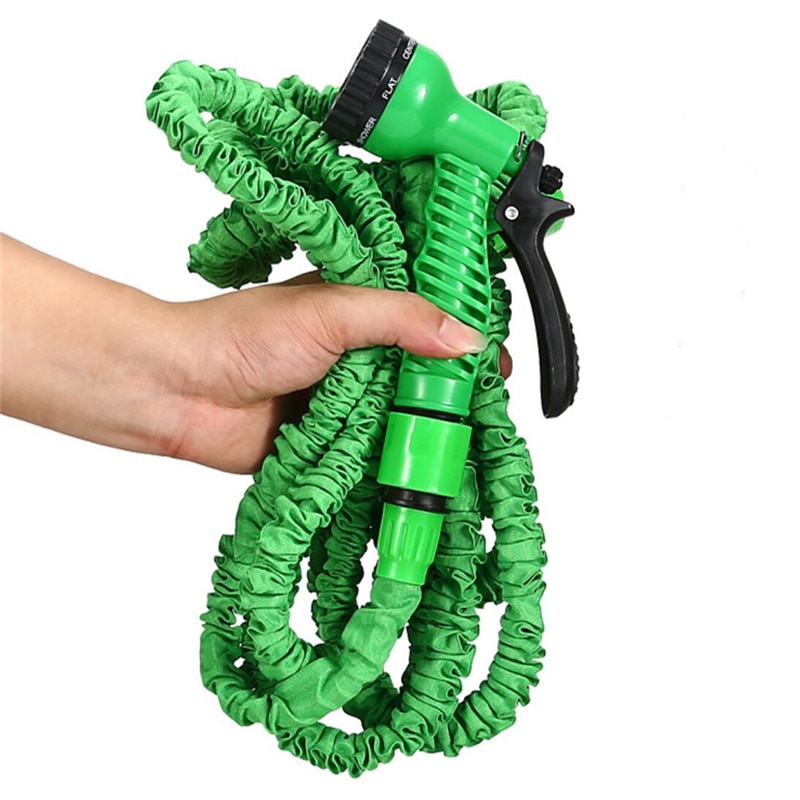 25FT-250FT Garden Hose Expandable Magic Flexible Water Hose EU Hose Plastic Hoses Pipe With Spray Gun To Watering Car Wash Spray