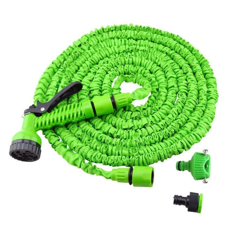 25FT-250FT Garden Hose Expandable Magic Flexible Water Hose EU Hose Plastic Hoses Pipe With Spray Gun To Watering Car Wash Spray