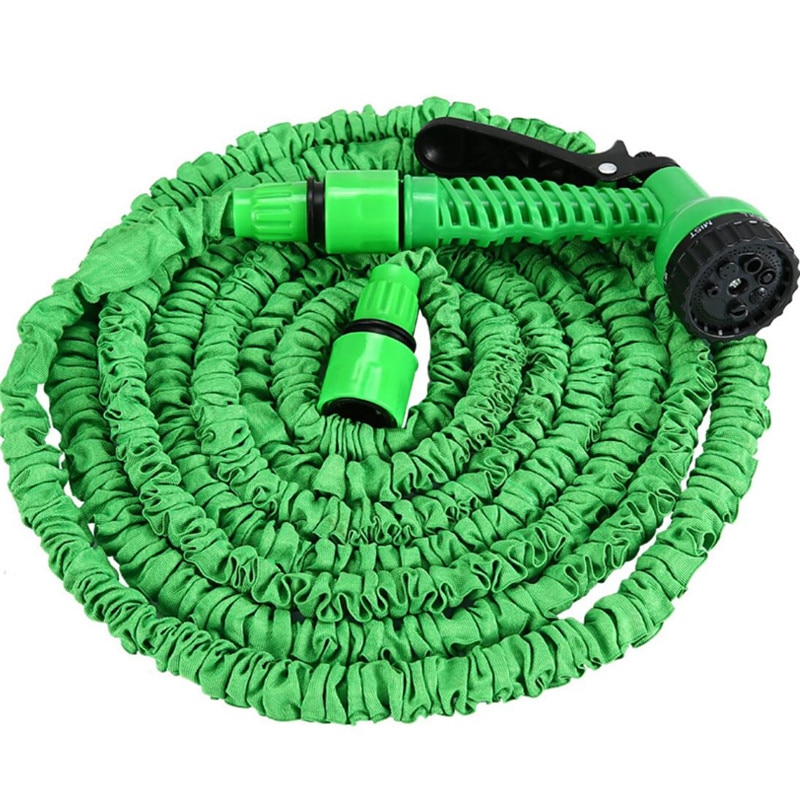 25FT-250FT Garden Hose Expandable Magic Flexible Water Hose EU Hose Plastic Hoses Pipe With Spray Gun To Watering Car Wash Spray