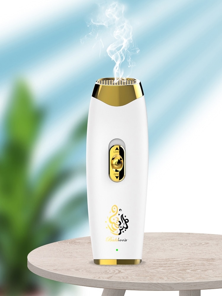 Arabic Aroma Diffuser Handheld USB Battery Charger Aromatherapy Portable Arab Electric Bakhoor Incense Burner Arabian