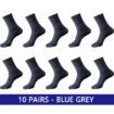 10 PAIRS BLUE GREY