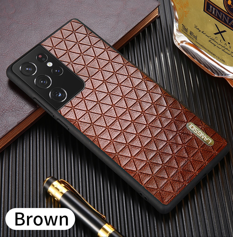 Luxury Leather case For samsung s21 ultra cover s20 ultra New fashion Leather covers For Samsung Galaxy note 20 ultra s20 s10 s9