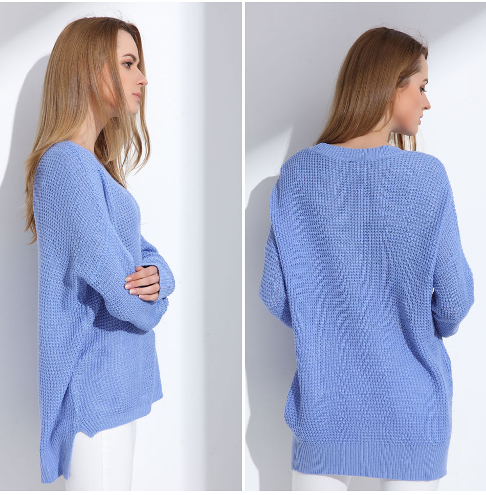 Women's Solid Color Maternity Sweater