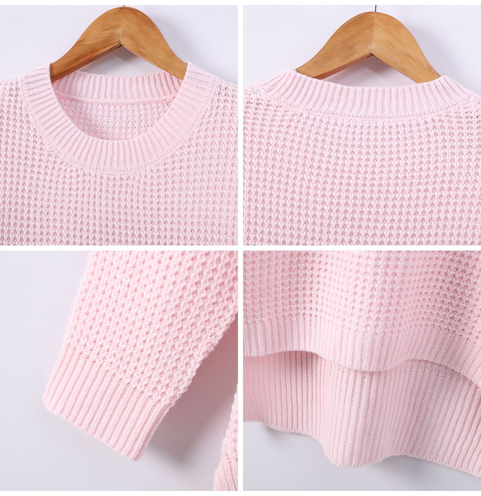 Women's Solid Color Maternity Sweater