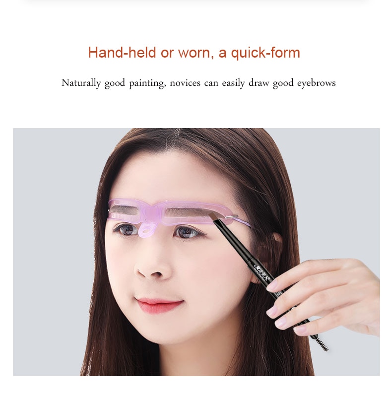 8 Kinds Reusable Eyebrow Stencil eyebrow ruler Cosmetics Eye Brow shape Mold Styling Shaping Template Card Makeup Beauty Kit