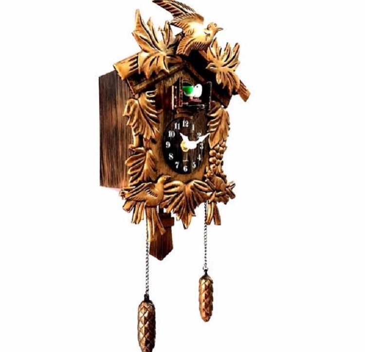 Cuckoo Clock Living Room Wall Clock Bird Cuckoo Alarm Clock Wall-watch Children Unicorn Decorations Home Day Time Alarm