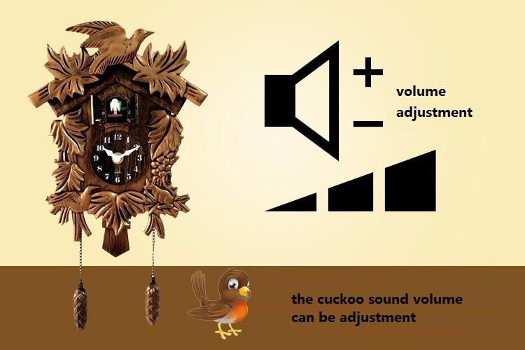 Cuckoo Clock Living Room Wall Clock Bird Cuckoo Alarm Clock Wall-watch Children Unicorn Decorations Home Day Time Alarm