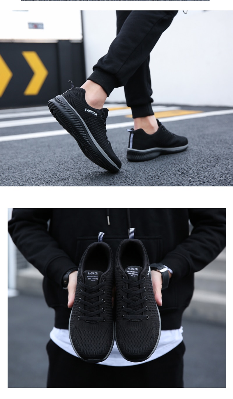 Men Women Knit Sneakers Breathable Athletic Running Walking Gym Shoes