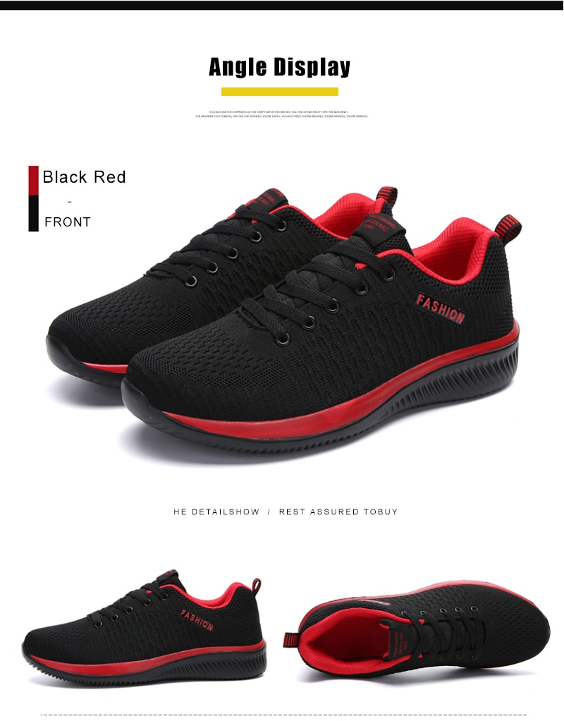 Men Women Knit Sneakers Breathable Athletic Running Walking Gym Shoes