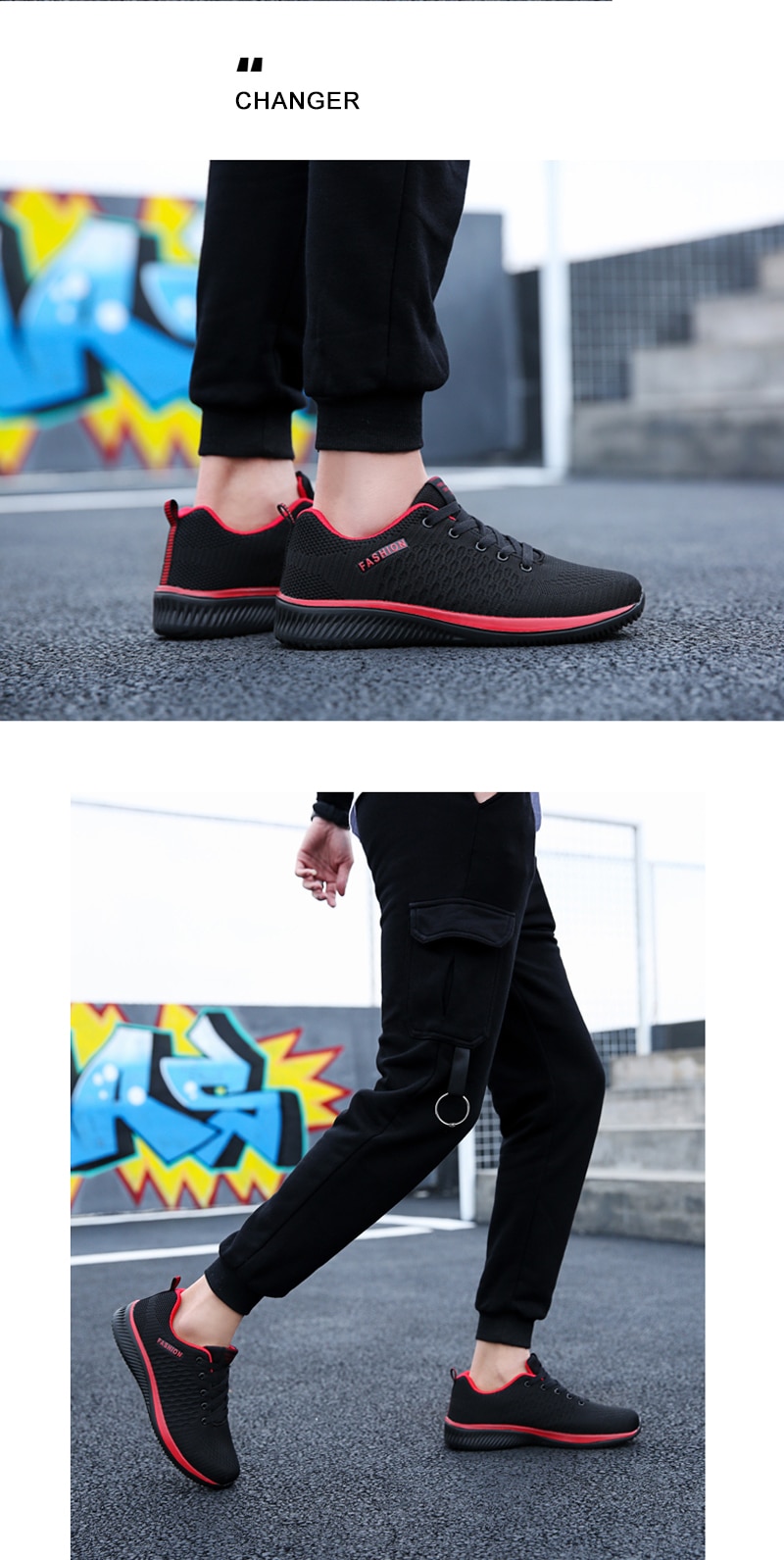 Men Women Knit Sneakers Breathable Athletic Running Walking Gym Shoes