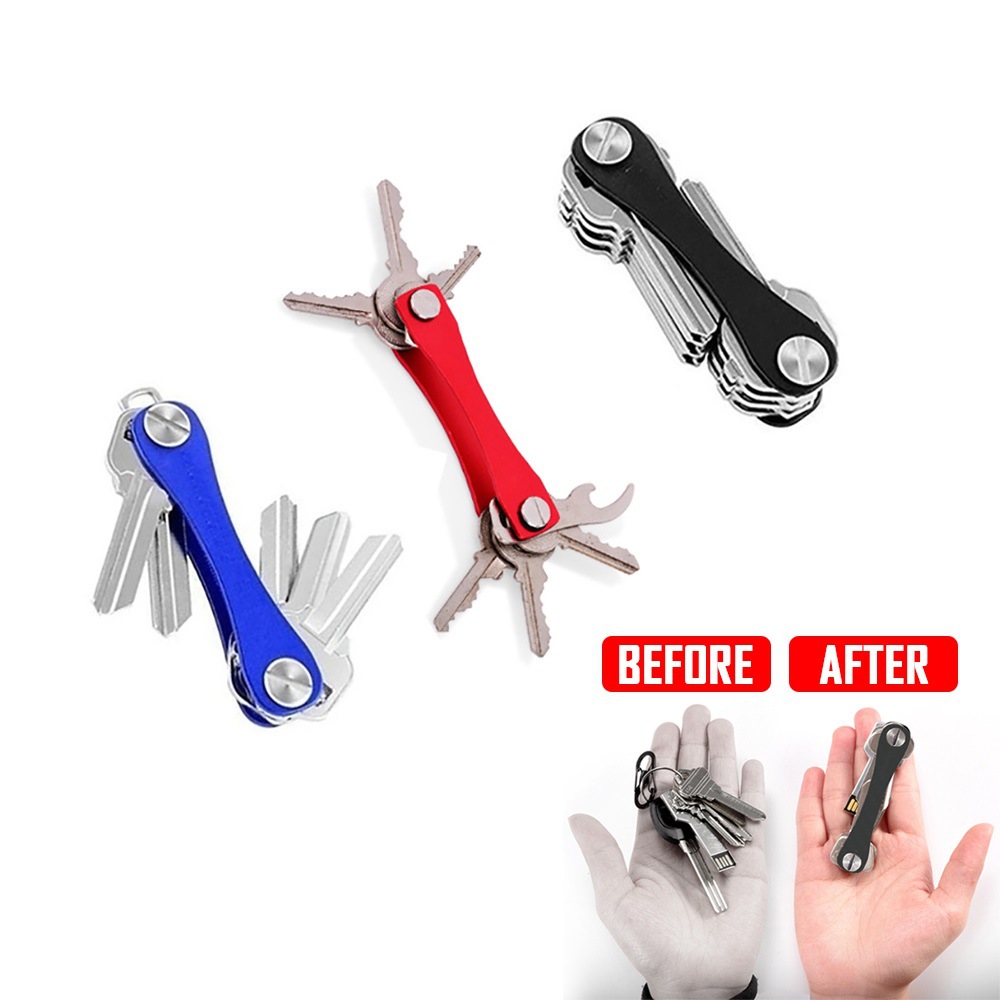 Smart Keychain Mini Keychain Aluminum Alloy Key Clip Metal Key Organizer Key Chain