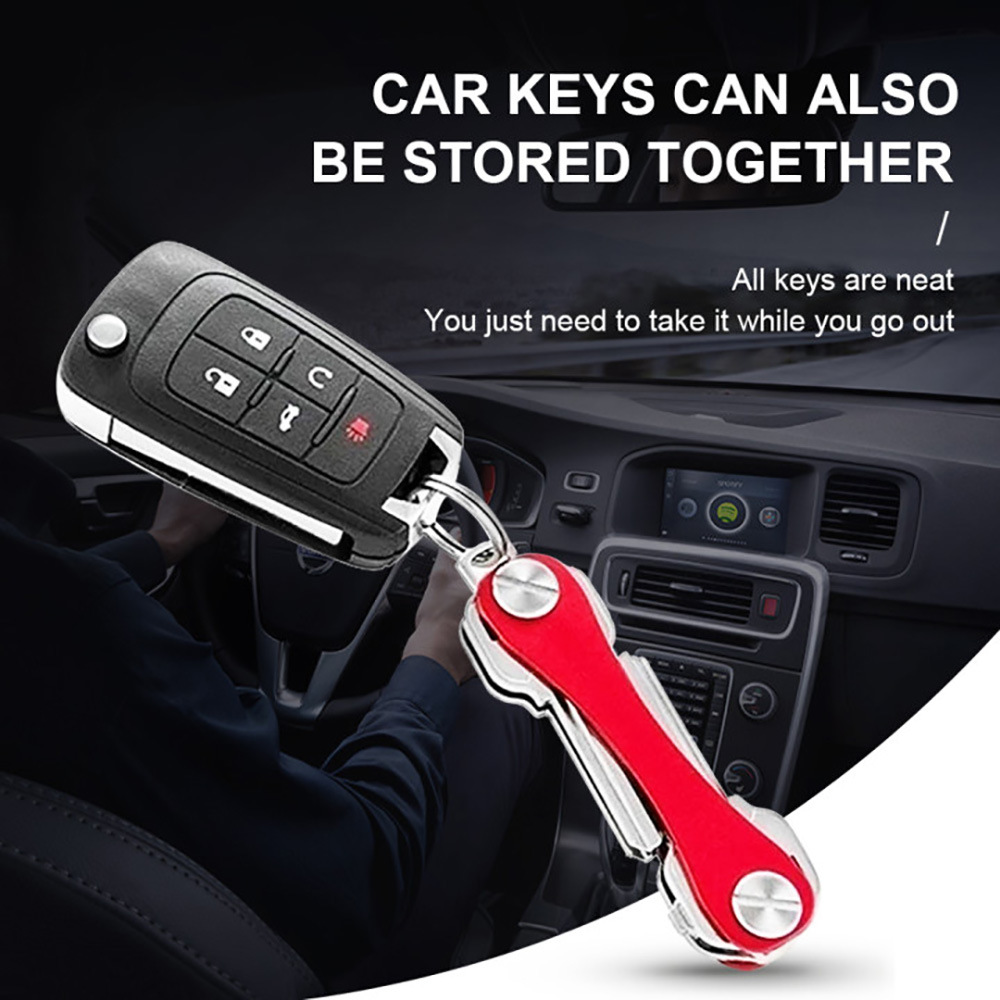 Smart Keychain Mini Keychain Aluminum Alloy Key Clip Metal Key Organizer Key Chain