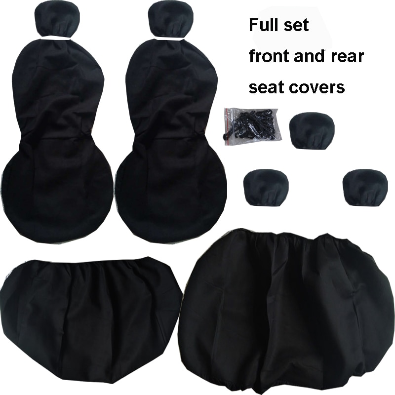 Carnong Universal Car Seat Cover Full Set Comfortable Soft Winter Anti-Cool 5 or 7 Seater Fabric Light Weight Interior Accessory