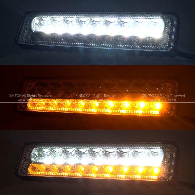 4x4 Off Road For Truck Auto 12v 24v Combo Spot Headlight LED Light Bar